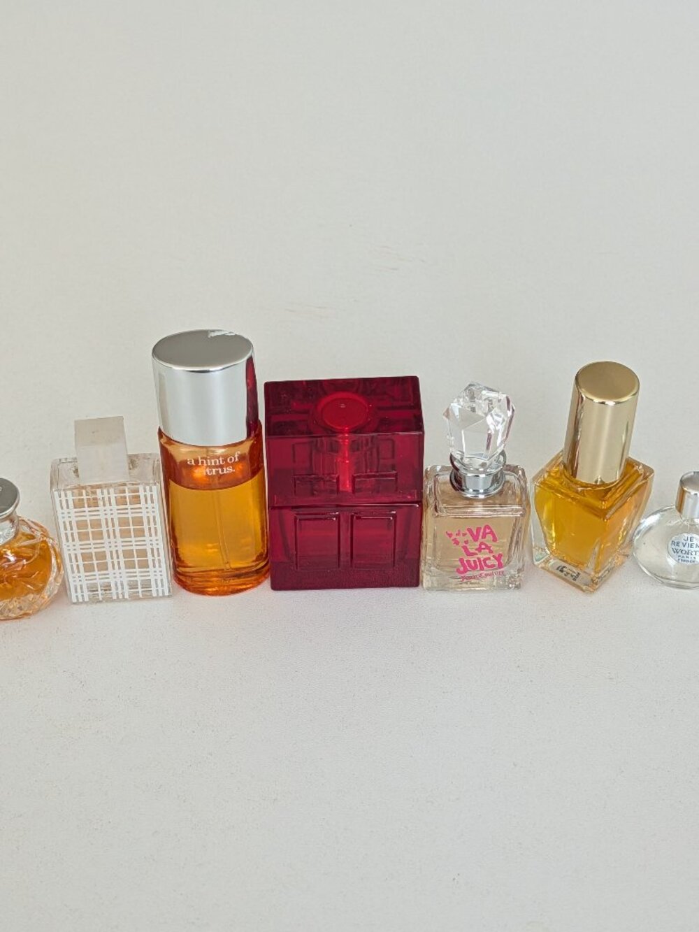 Lot of Miniature Perfumes Burberry Juicy Couture Ralph Lauren Clinique Preowned